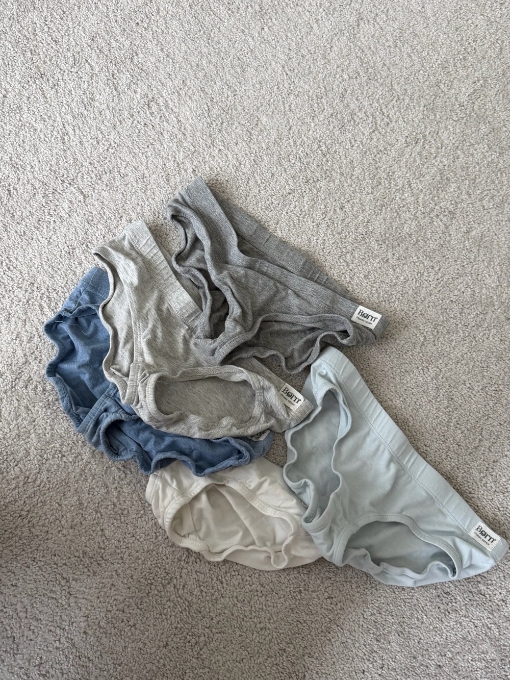 5x Born Organic Cotton Briefs Bundle